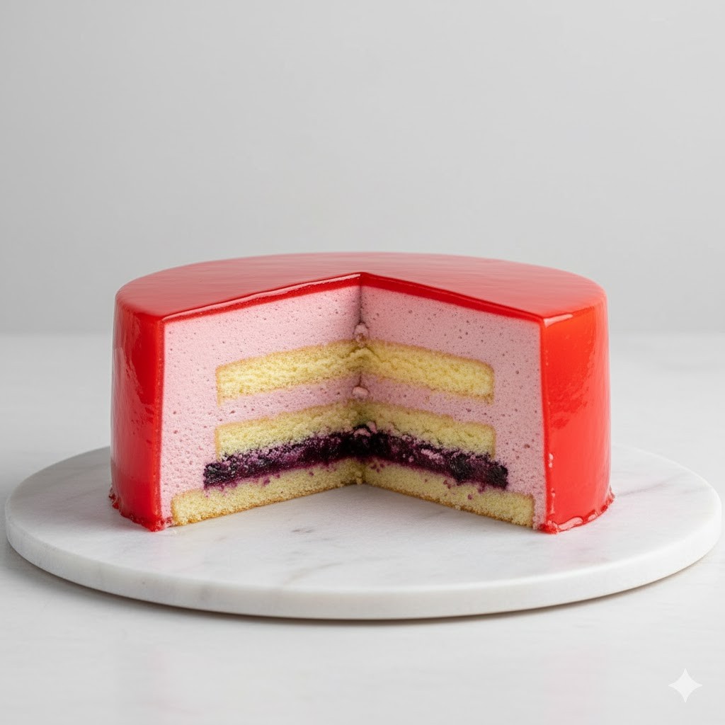 réteges mouse torta